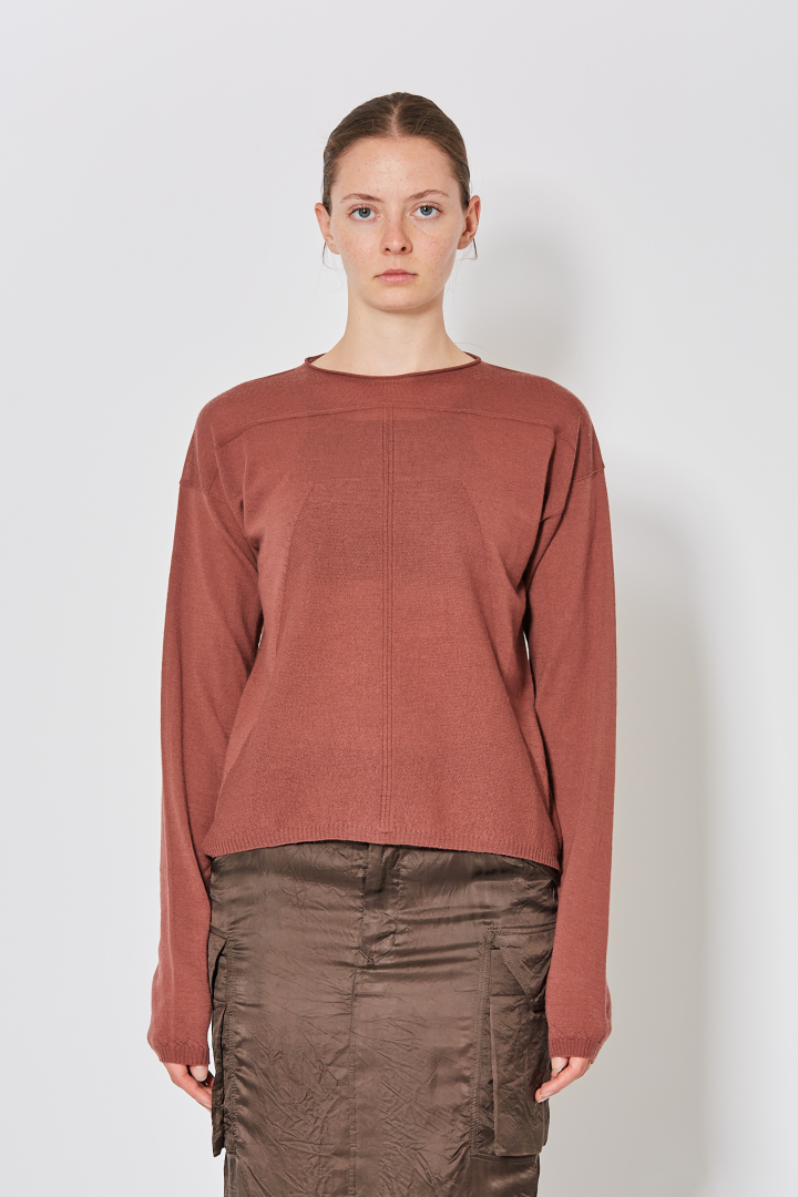 Knit Sweater Pull - Rosewood