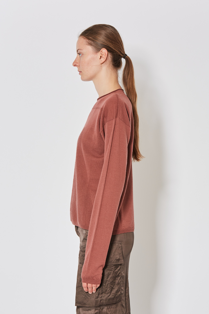 Knit Sweater Pull - Rosewood