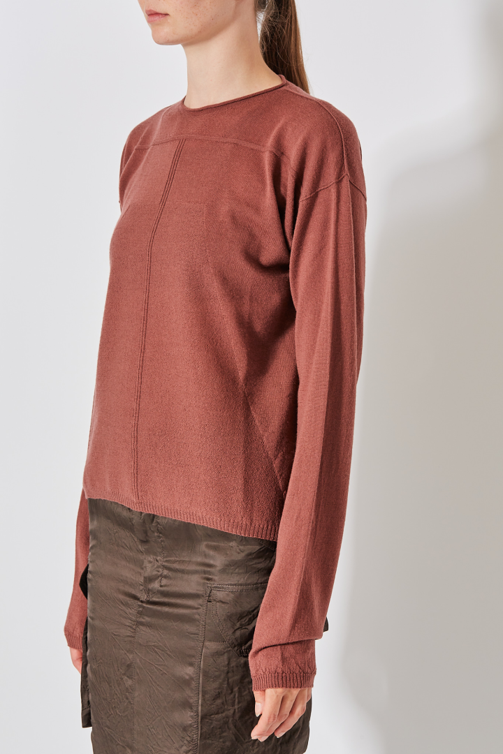 Knit Sweater Pull - Rosewood