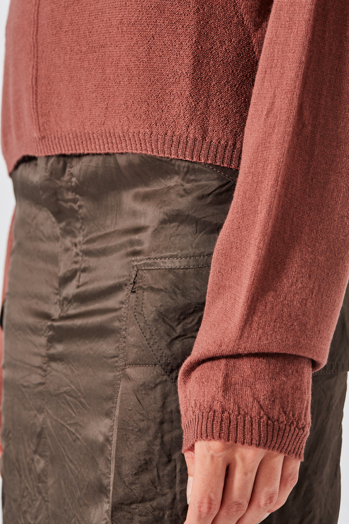 Knit Sweater Pull - Rosewood