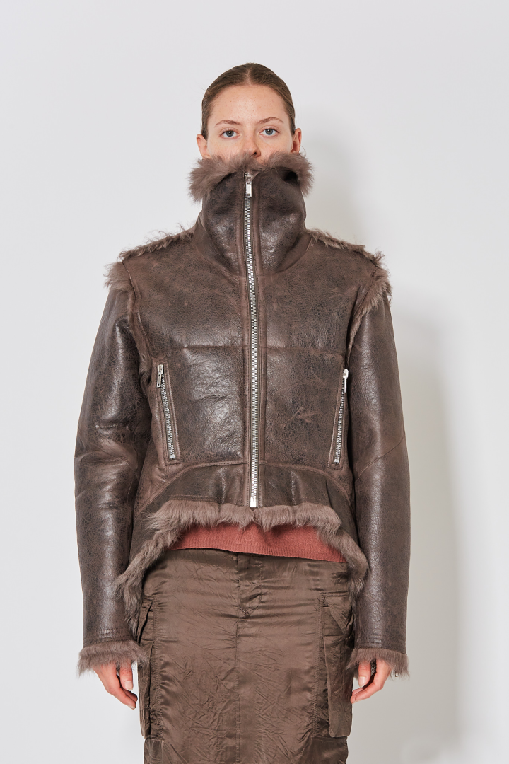Shearling Fur Exploder Jkt - Darkdust
