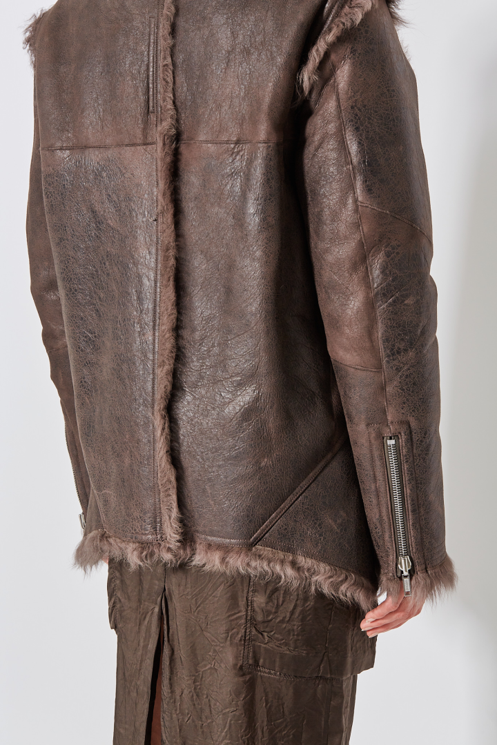 Shearling Fur Exploder Jkt - Darkdust