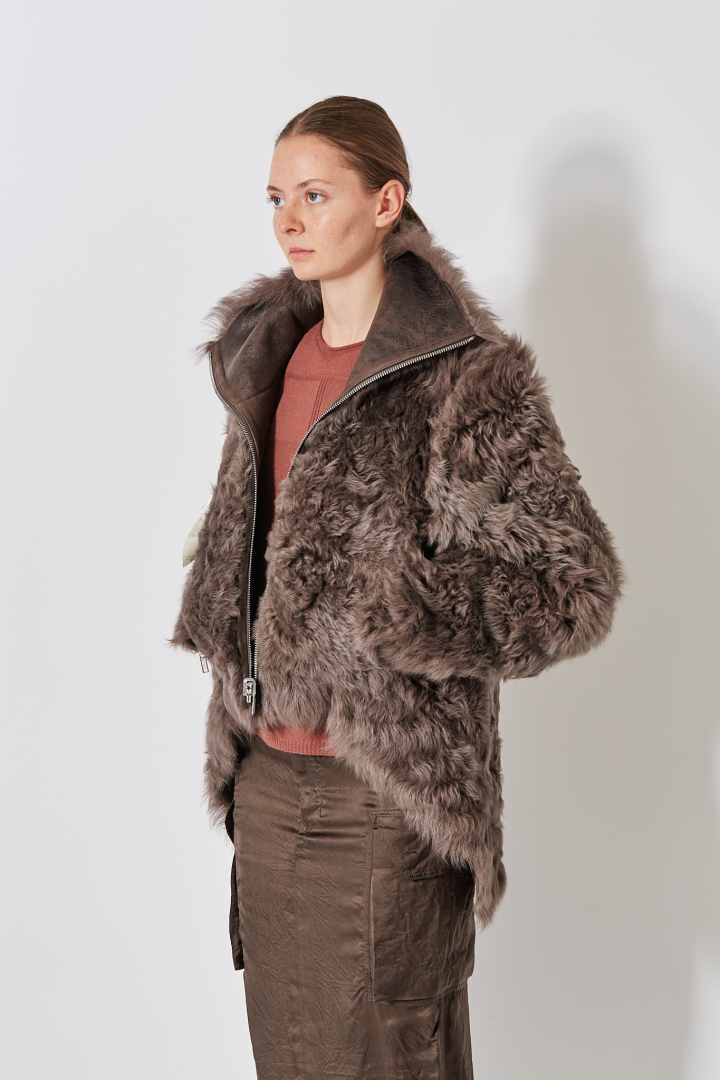 Shearling Fur Exploder Jkt - Darkdust
