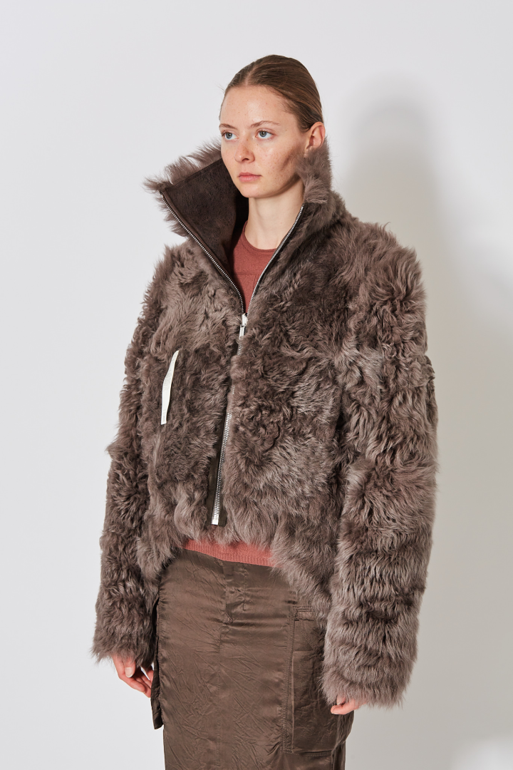 Shearling Fur Exploder Jkt - Darkdust