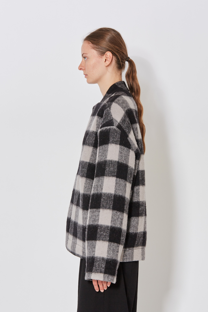 Island Jacket - Black Plaid