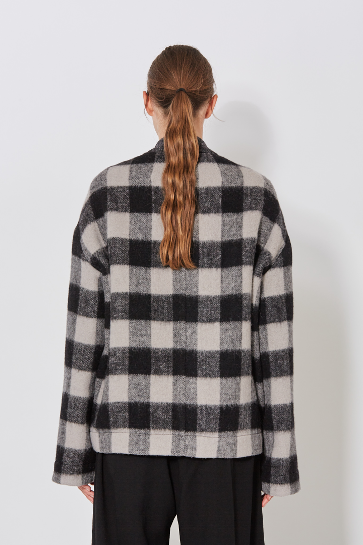 Island Jacket - Black Plaid