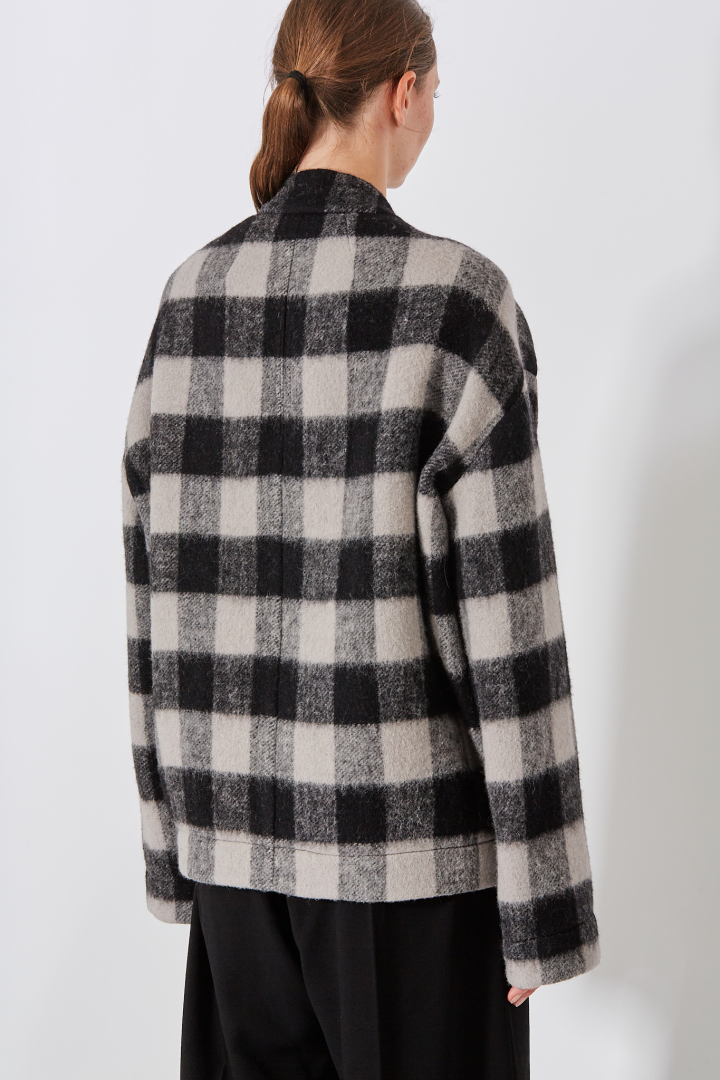 Island Jacket - Black Plaid