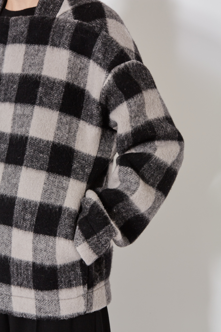 Island Jacket - Black Plaid