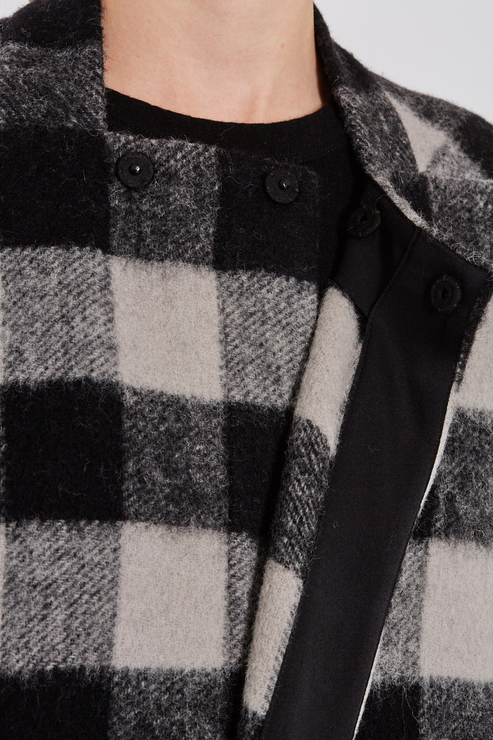 Island Jacket - Black Plaid