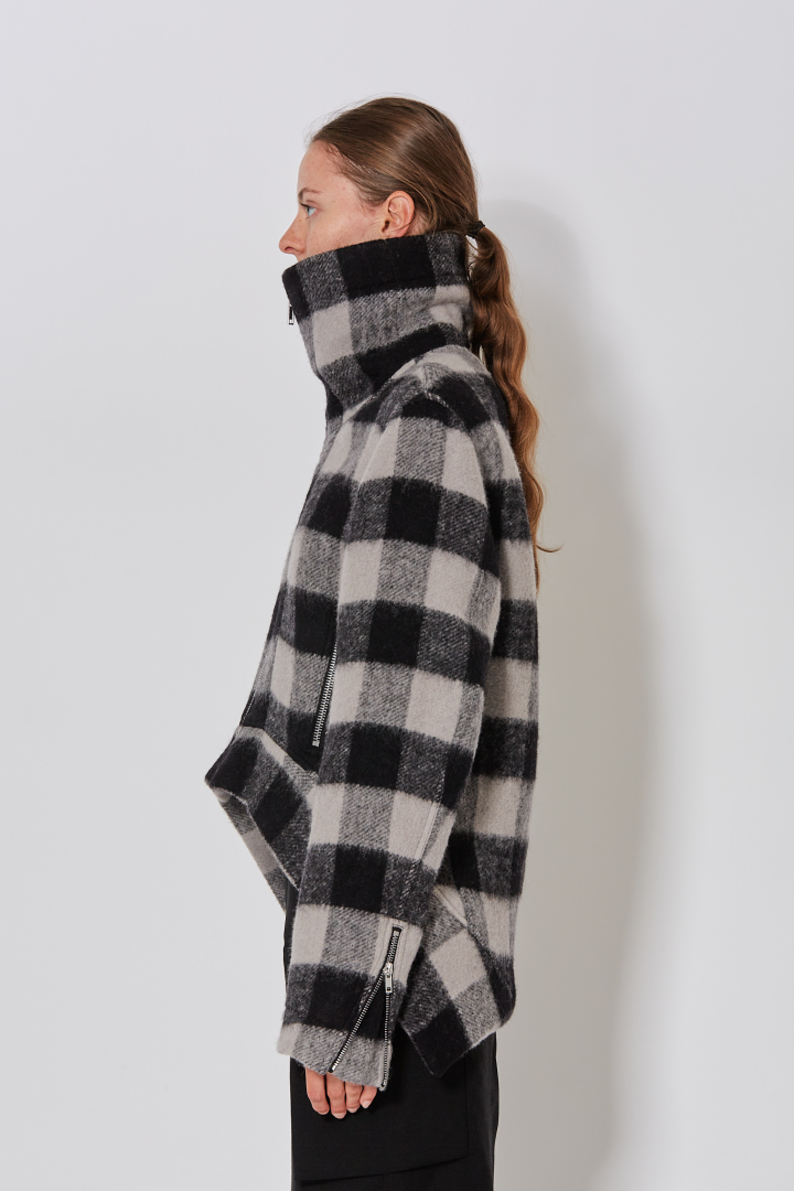Exploder Jkt - Black Plaid