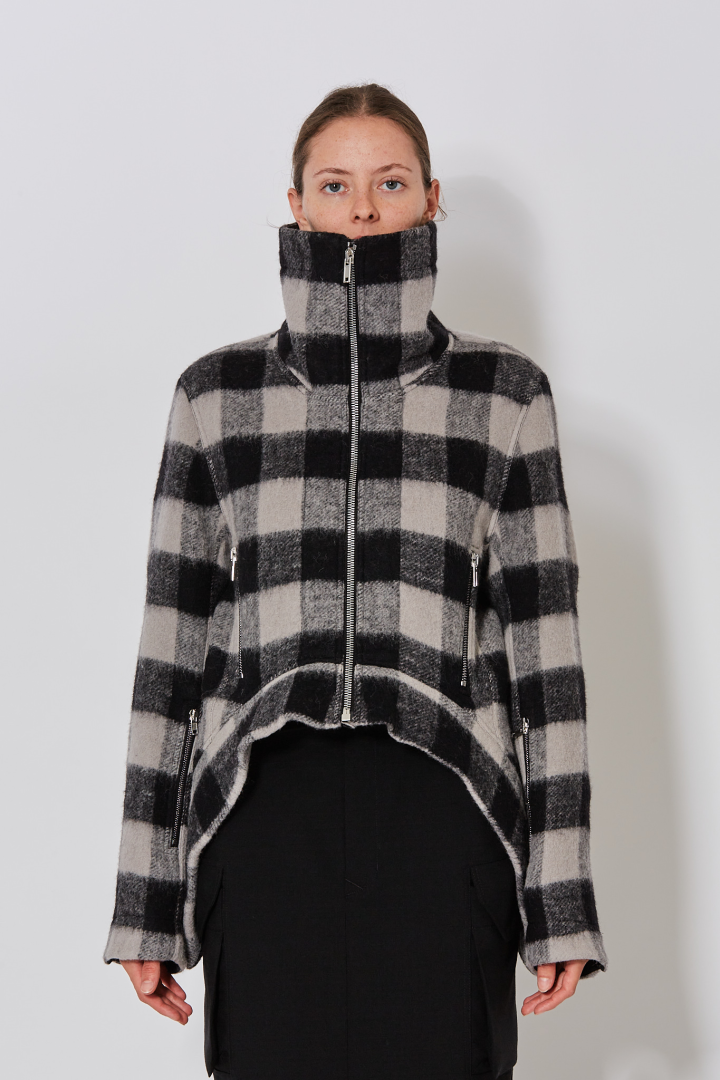 Exploder Jkt - Black Plaid
