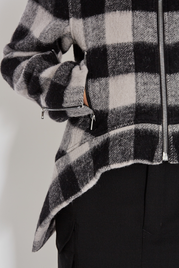 Exploder Jkt - Black Plaid