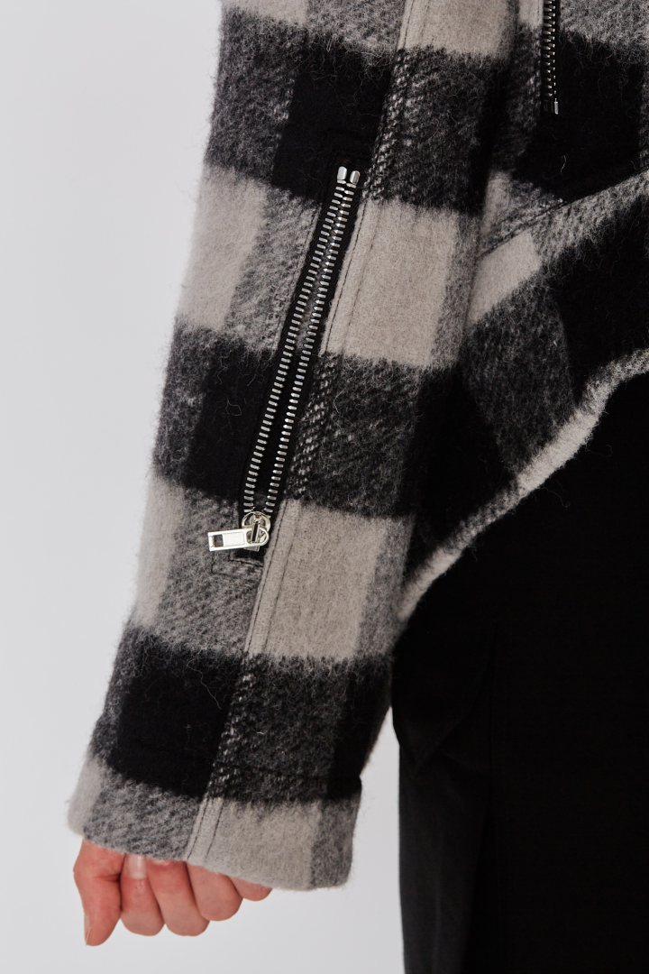 Exploder Jkt - Black Plaid