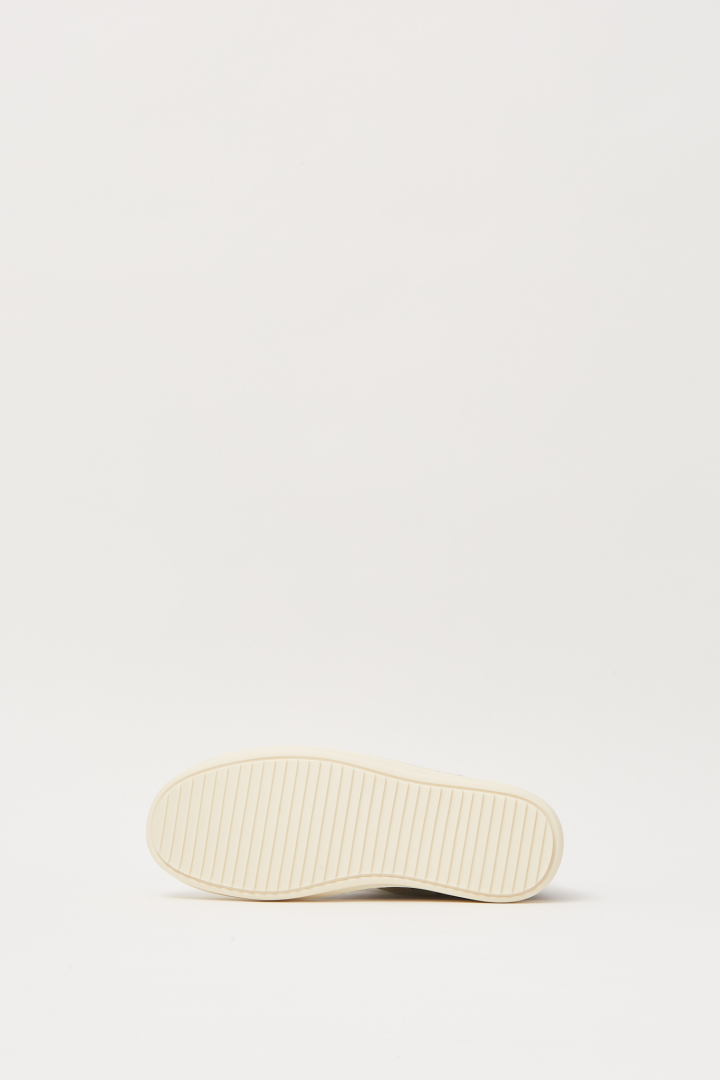 Lamb Shearling High Sneakers - Black/Milk/Milk
