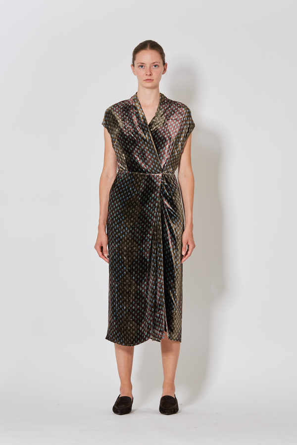 Dilian Dress - Khaki