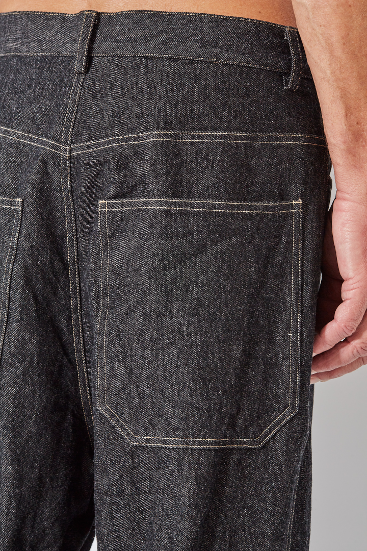 Baggy 5 Pkt Pants Skewed - Smoky Baggy 5 Pkt Pants Skewed - Smoky