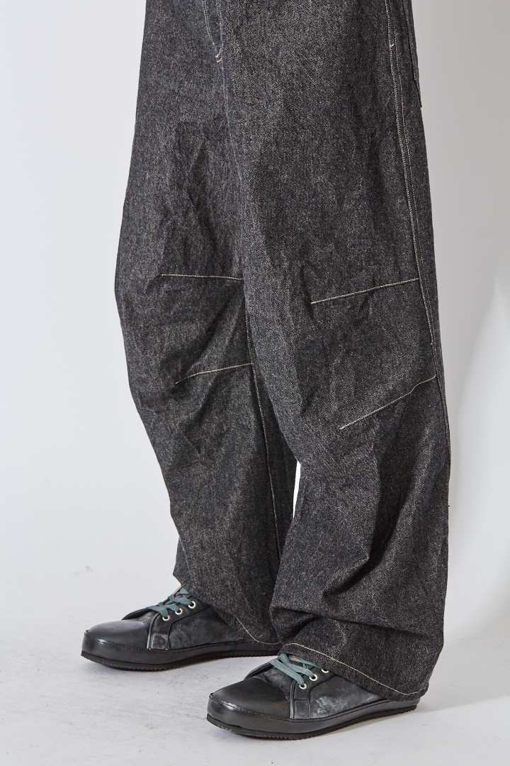 Baggy 5 Pkt Pants Skewed - Smoky Baggy 5 Pkt Pants Skewed - Smoky