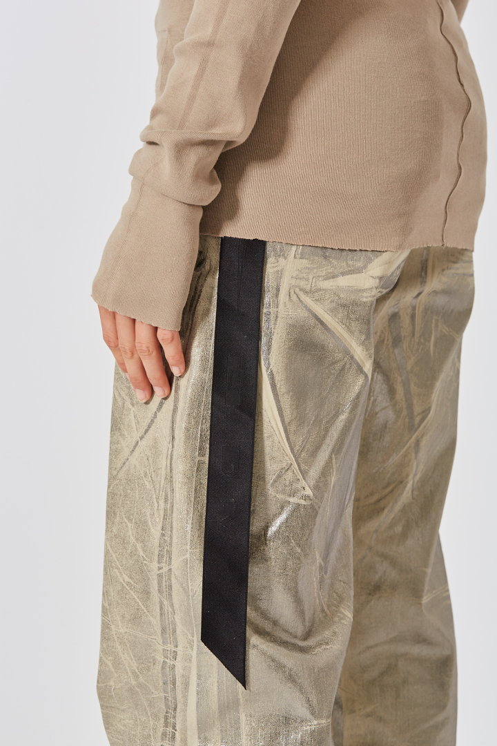 Knit T-Shirt Rib LS T - Dirty Pearl