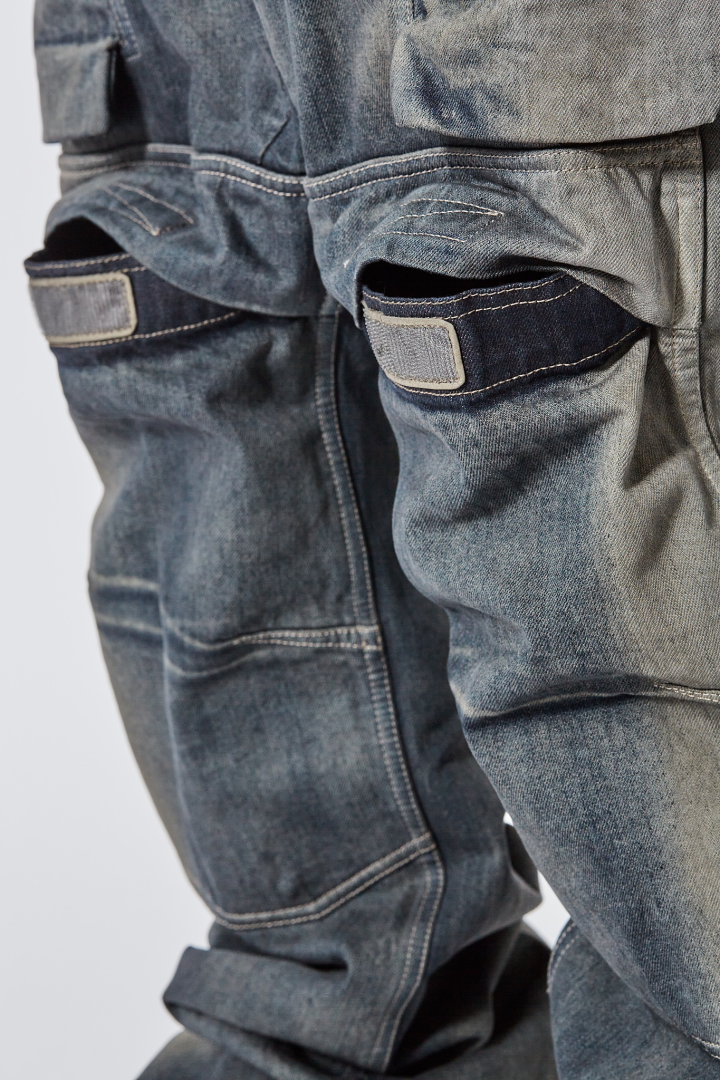 Denim Pants Stefan Cargo - Darkdust Degrade