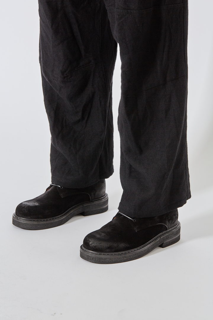 Skewed 5-Pocket Pants - Black