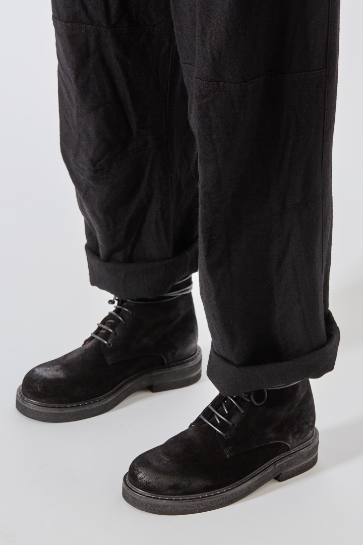 Skewed 5-Pocket Pants - Black
