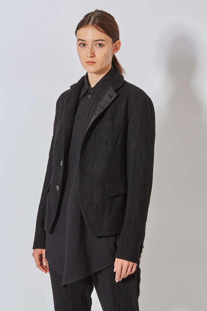 5B Cropped Jacket - Black