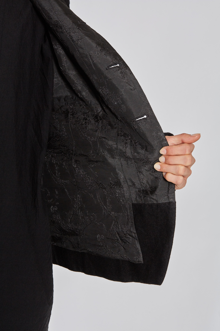 5B Cropped Jacket - Black