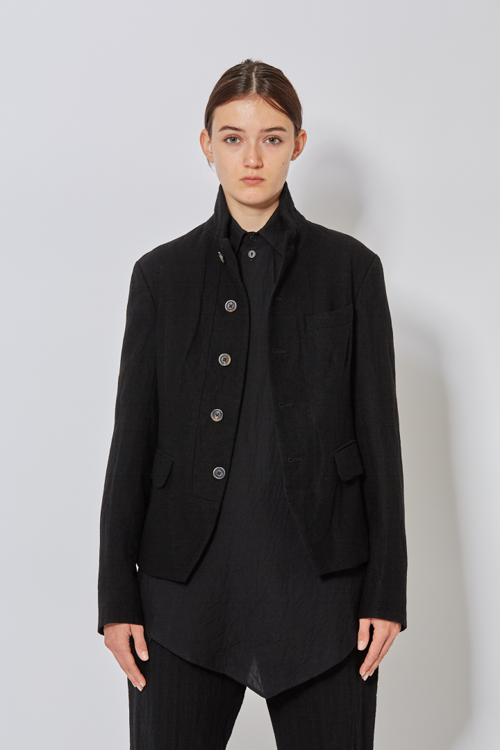5B Cropped Jacket - Black