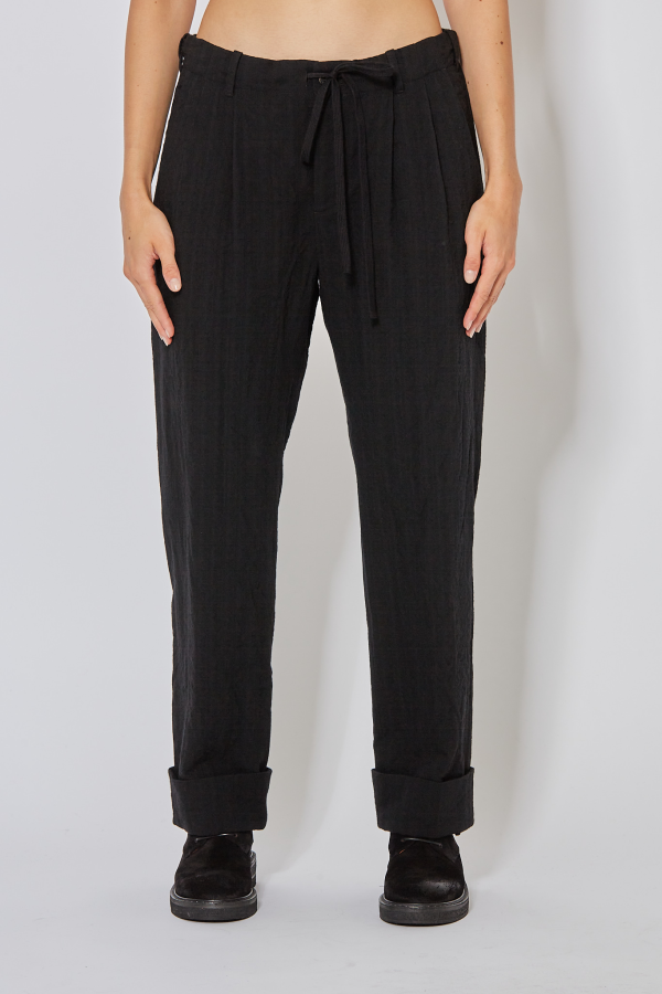 Cuffed Pants - Black