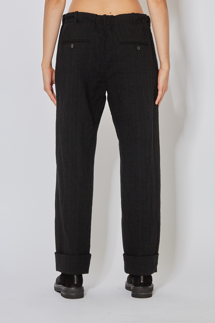 Cuffed Pants - Black