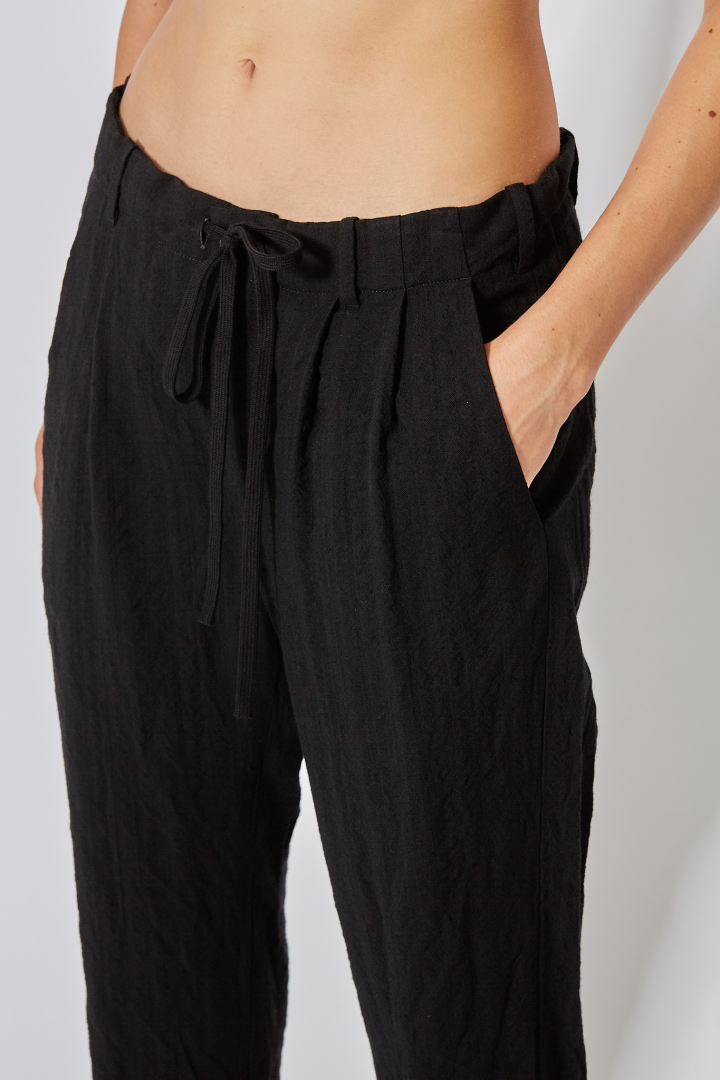 Cuffed Pants - Black