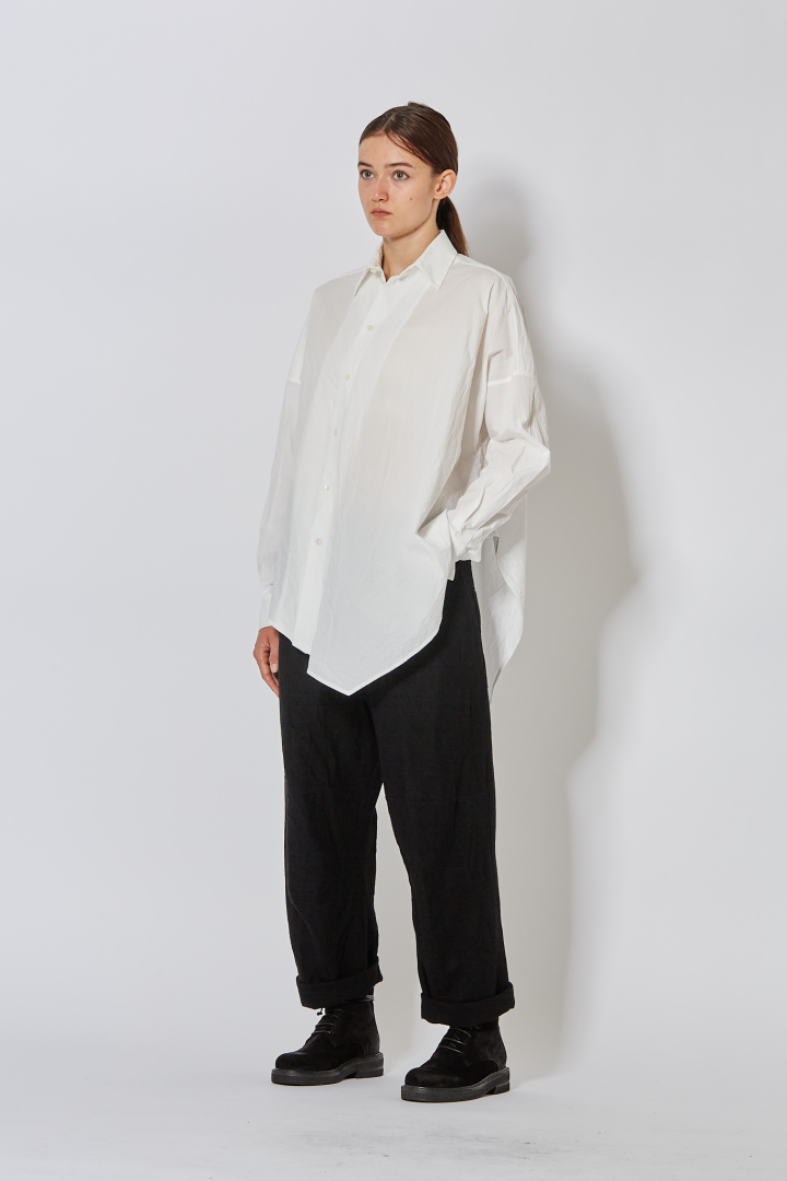 Oversized Decon Shirt - White