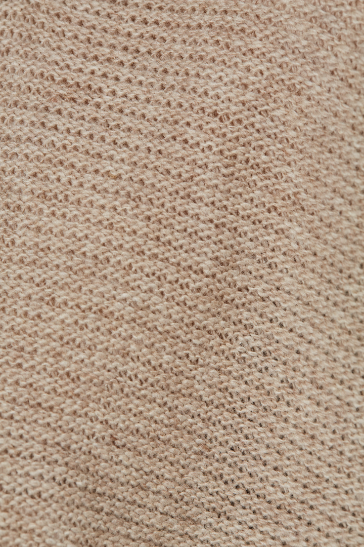 Oversized Turtle Neck Pullover - Almond Oversized Turtle Neck Pullover - Almond