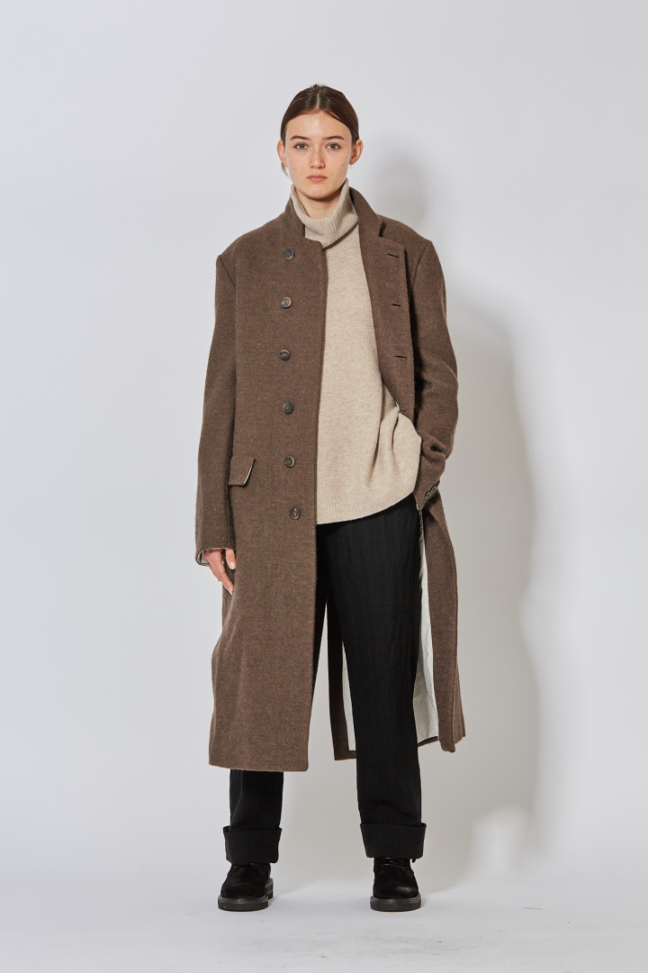 Oversized Turtle Neck Pullover - Almond Oversized Turtle Neck Pullover - Almond