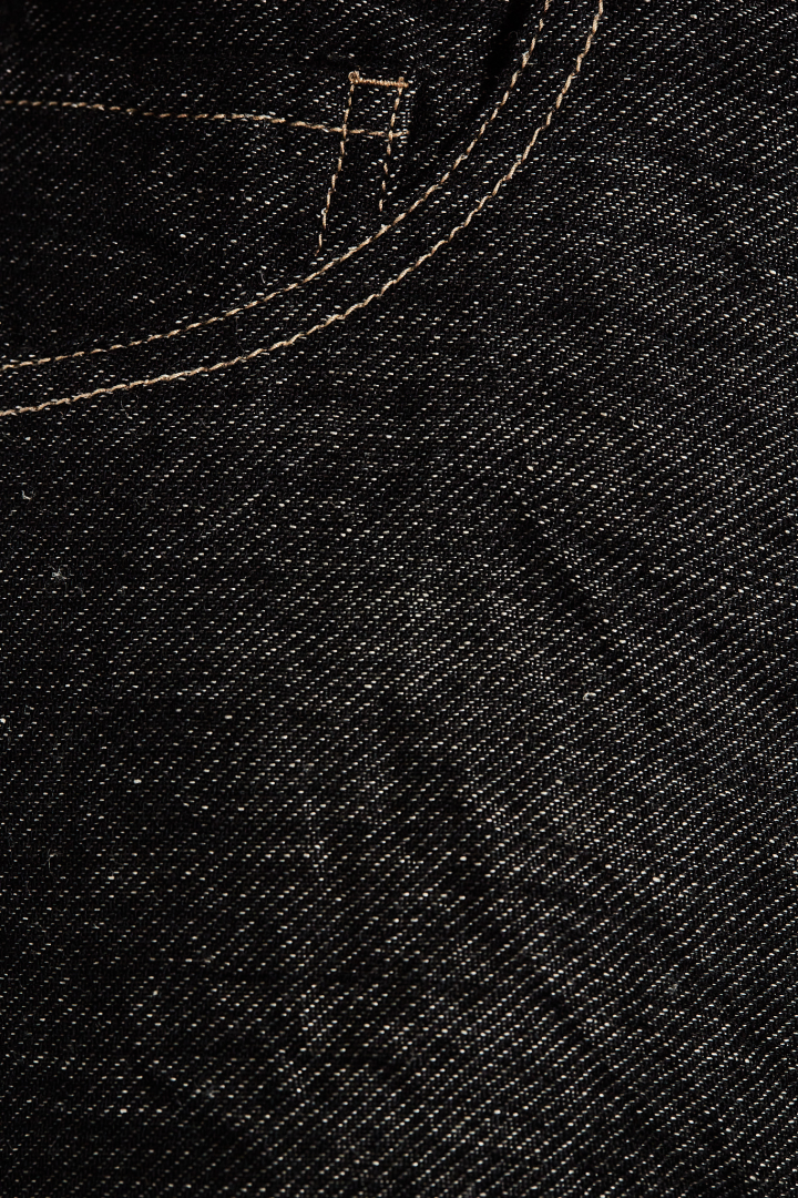 Skewed 5-Pocket Pants - Black