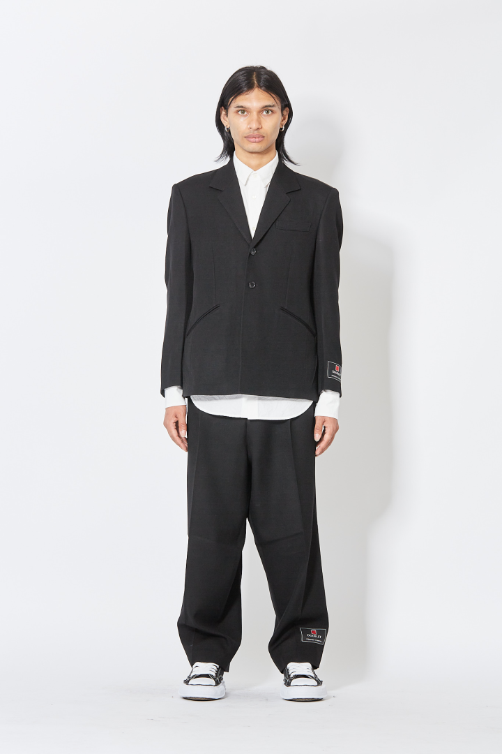 Common Cutting Tailored Trousers - Black