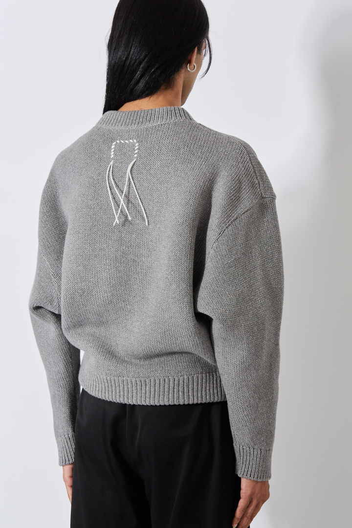 Bounce Fusion Knit Pullover - Grey