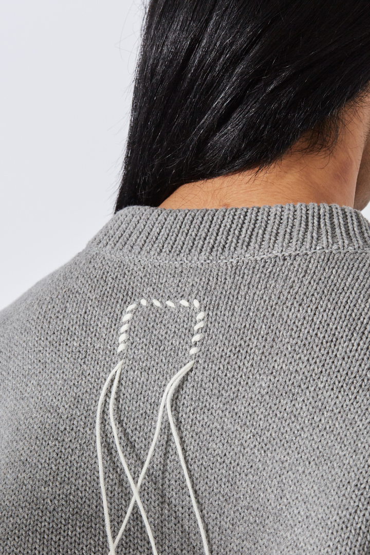 Bounce Fusion Knit Pullover - Grey