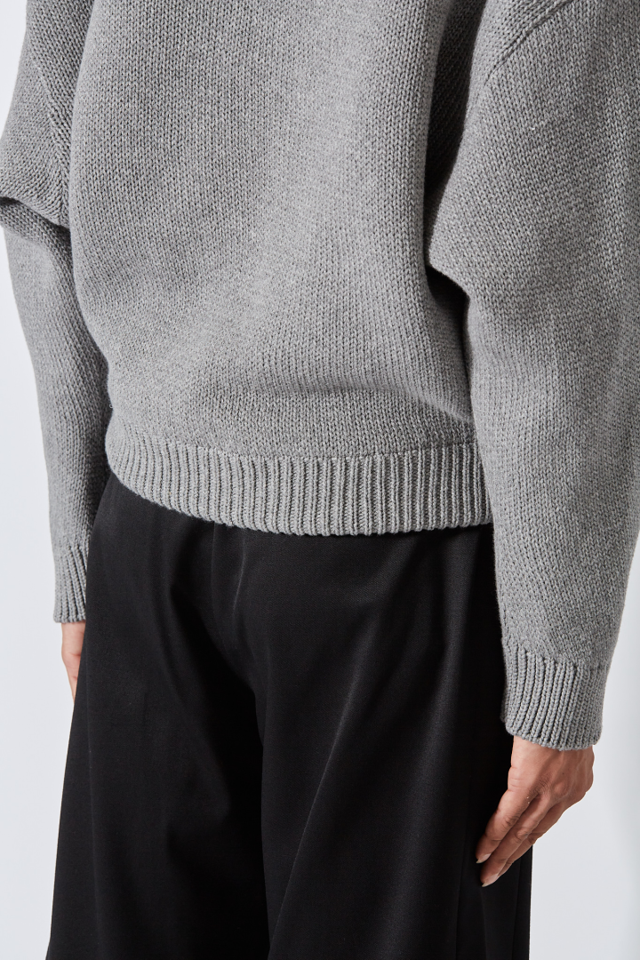Bounce Fusion Knit Pullover - Grey