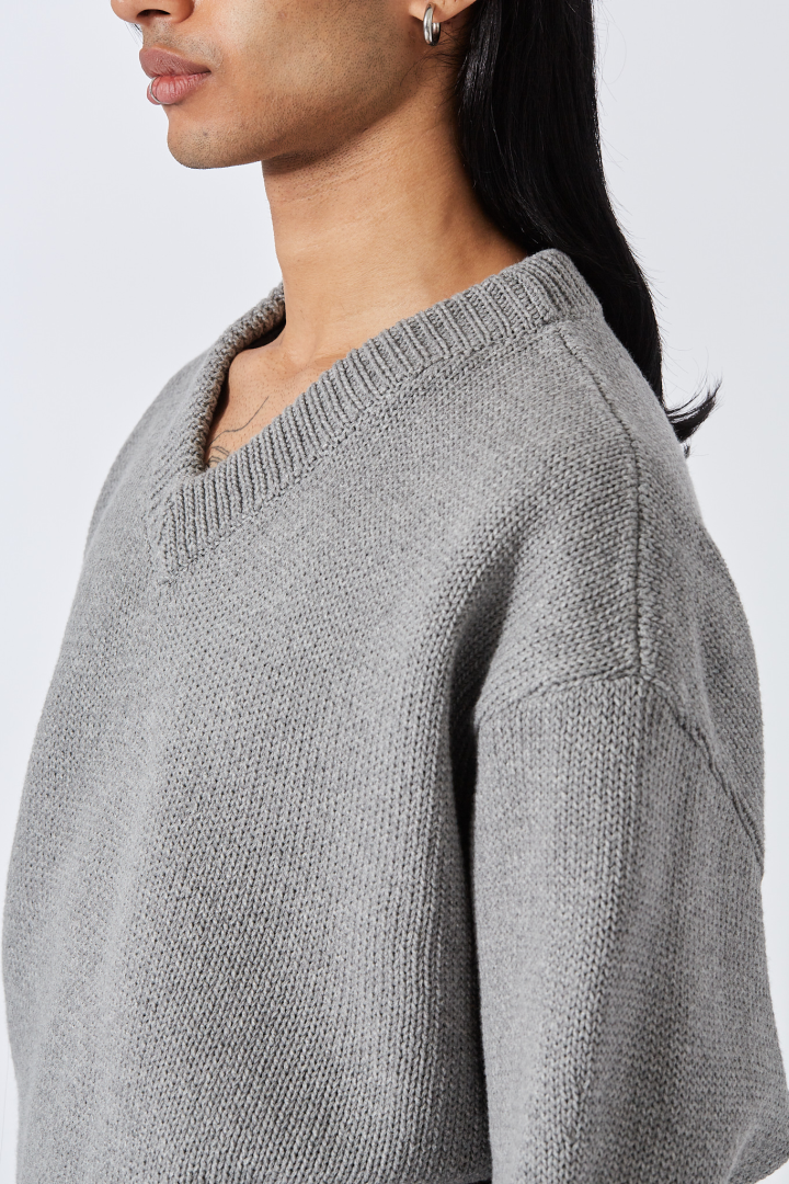 Bounce Fusion Knit Pullover - Grey