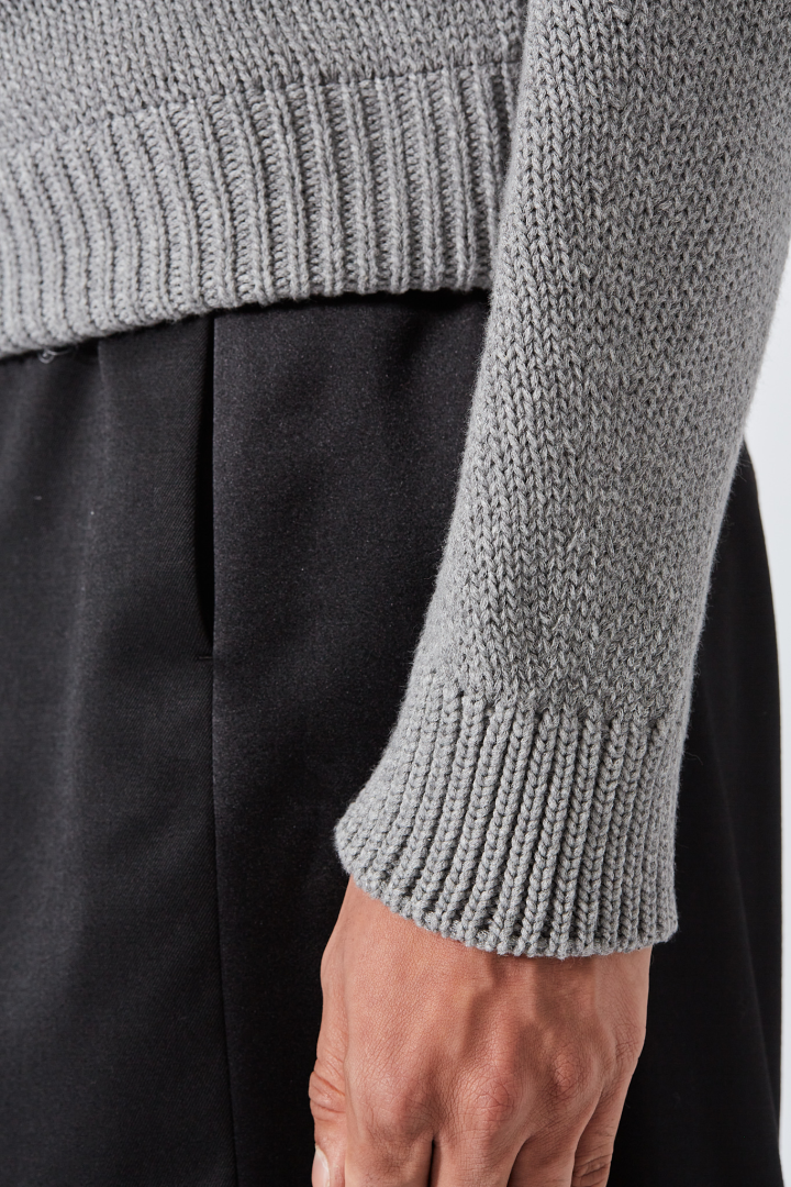 Bounce Fusion Knit Pullover - Grey