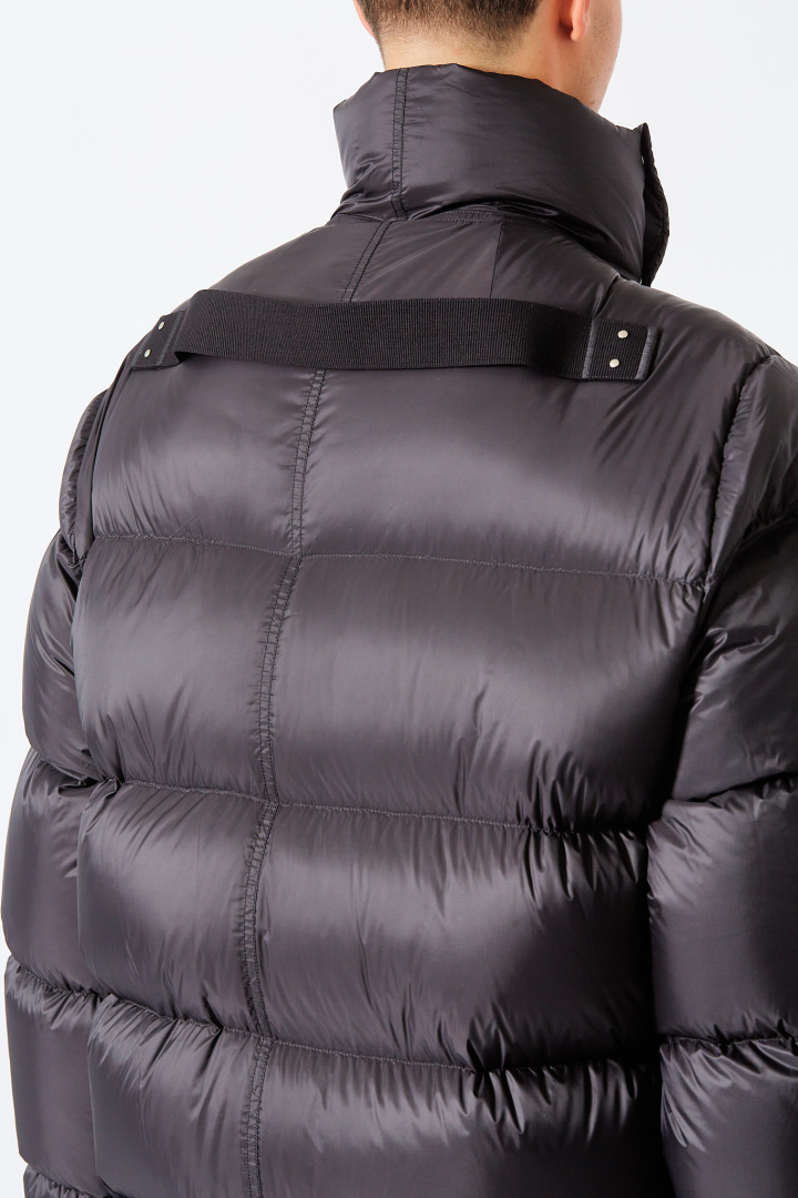 Down Jacket Turtle Coat - Black