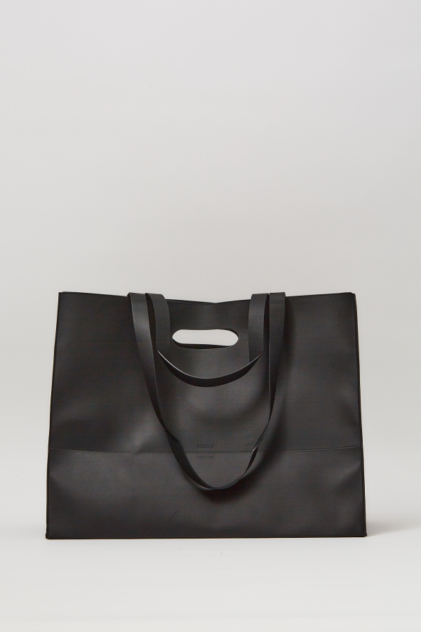 Tote Bag Big Leather - Black