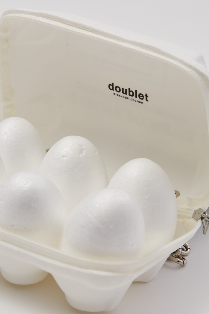 “Egg Pack” Pouch - White