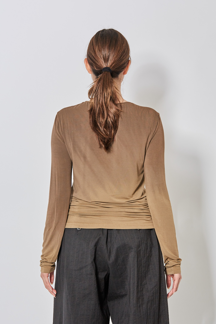 Ti Top - Olive/Brown