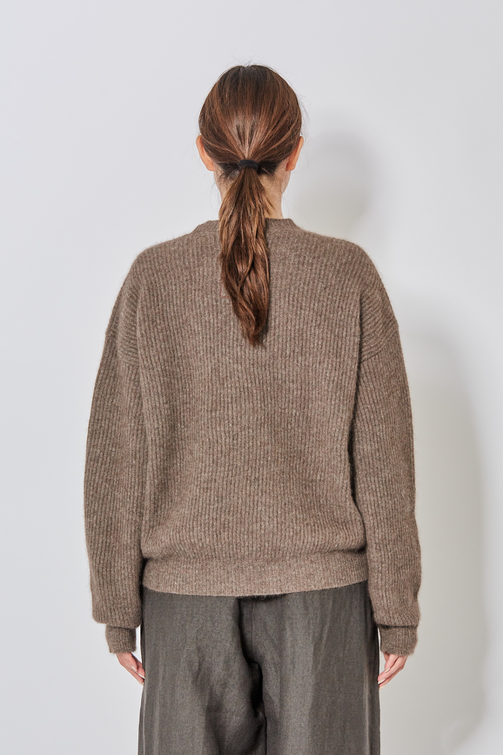 Long Slv Top - Brown