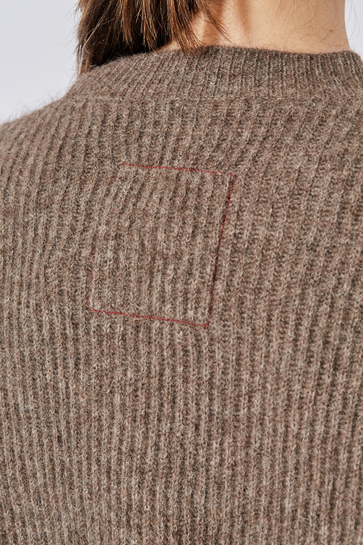 Long Slv Top - Brown