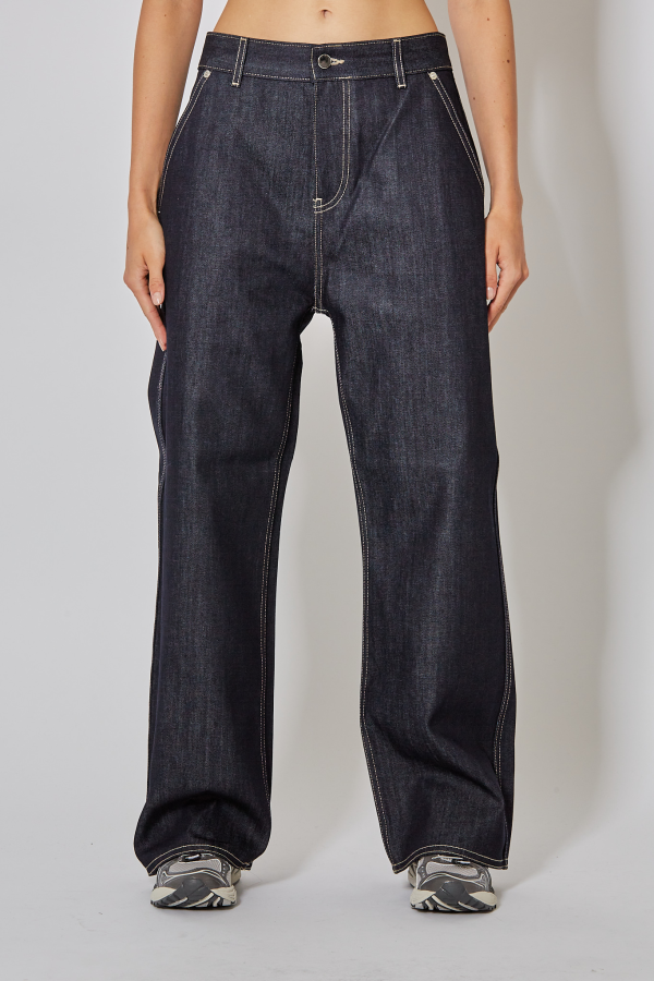 Denim Pants - Raw Blue