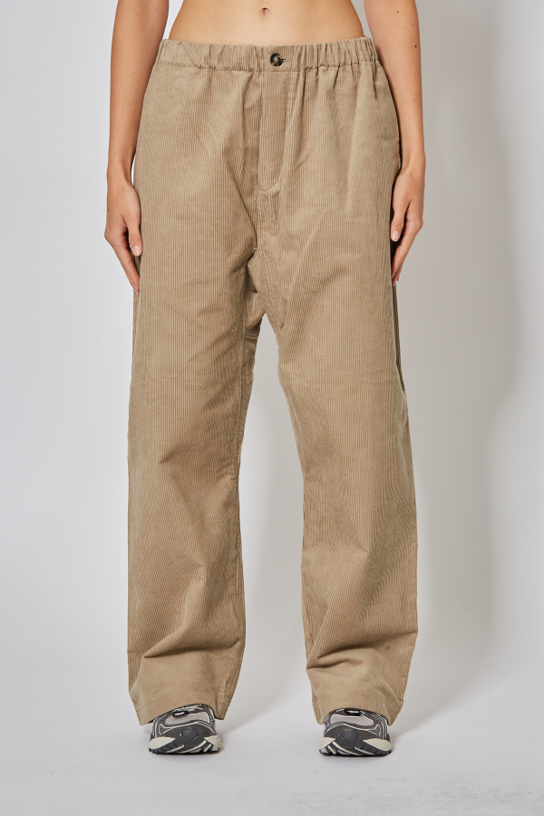 Relaxed Low Crotch Pant - Cashew