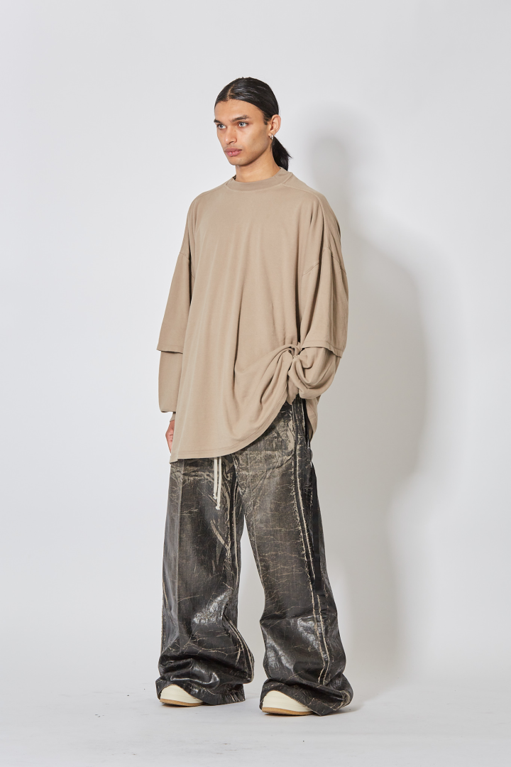 T-Shirt Tommy Hustler Sweat - Dirty Pearl